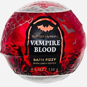 Bath & Body Works 🌹 Red VAMPIRE BLOOD 4.6 oz Large Bath Fizzy Bomb Shea Butter